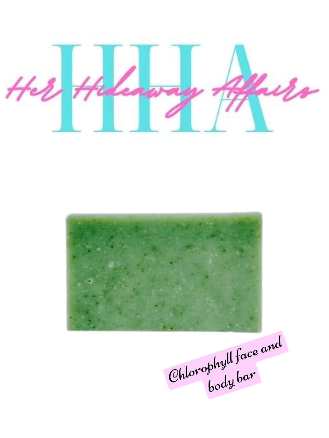 All natural plant based Chlorophyll Face and body bar 🧼